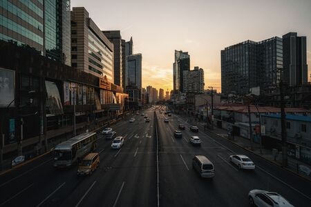 我的2019-广角-cbd-城市-上海 图片素材