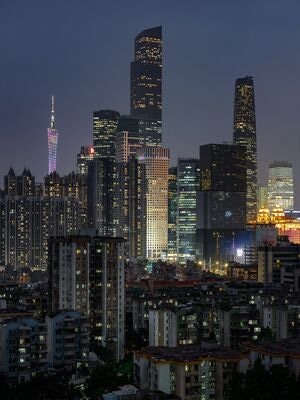 夜景-建筑-城市-风光-爬楼 图片素材