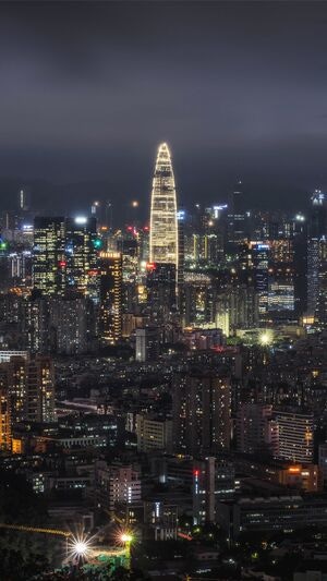 2020-城市-风光-爬楼-深圳 图片素材