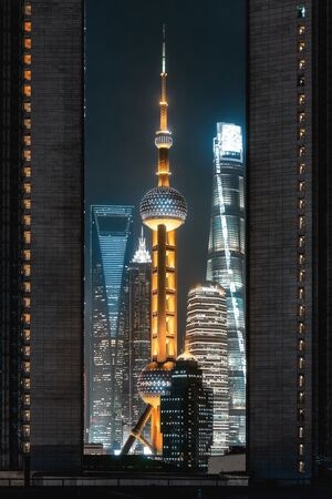 魔都-上海-定焦-酷-结构 图片素材