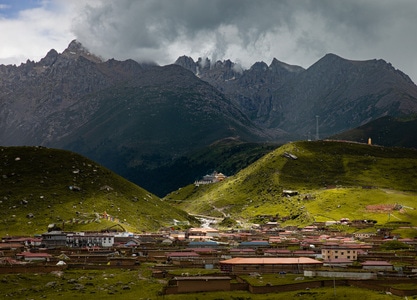 自然-风光-藏区-光影-风景 图片素材