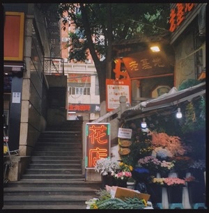 手机摄影-nomo相机-房屋-商铺-花店 图片素材