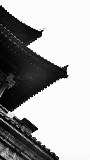白鹿原-陕西-手机摄影-白鹿原-屋檐 图片素材