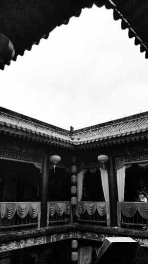 白鹿原-陕西-手机摄影-房屋-古建筑 图片素材