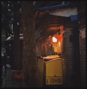 手机摄影-nomo相机-房屋-建筑-树 图片素材