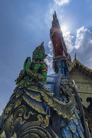 旅行-蓝庙-清迈-佛塔-寺庙 图片素材