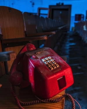 我的2019-废墟-电影院-拨盘式电话-投币式公用电话 图片素材
