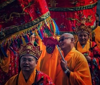 寺庙-红包-僧人-道场-嘉定 图片素材