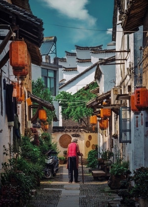 街拍-我要上封面-在路上-扫街-古镇 图片素材
