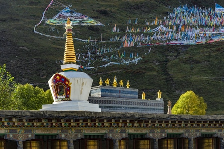 风光-色彩-塔公草原-甘孜-风光 图片素材