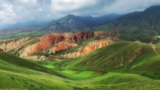 风光-海北藏族自治州-卓尔山-自然-风景 图片素材