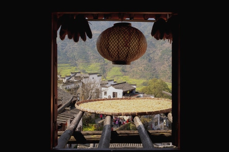 安徽-婺源-农家小院-家居物品-农家小院 图片素材