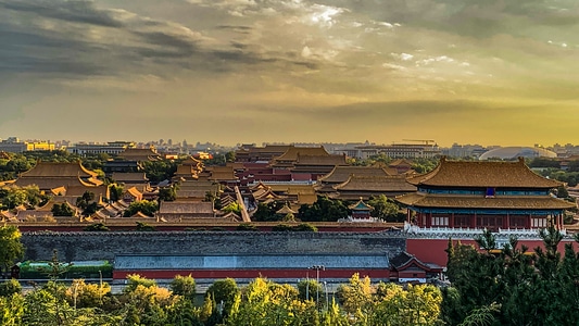 风光-色彩-北京-天际线-紫荆城 图片素材