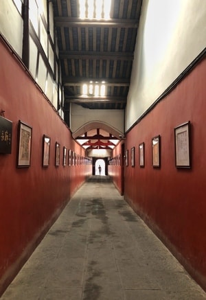 风光-新都-宝光寺-手机拍摄-通道 图片素材