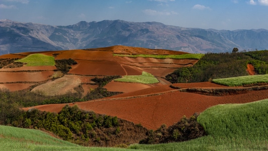 风光-色彩-纪实-东川红土地-风景 图片素材