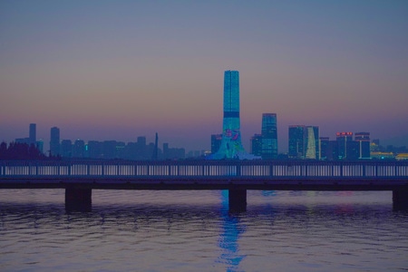 日落-有趣的瞬间-海景-集美-厦门 图片素材