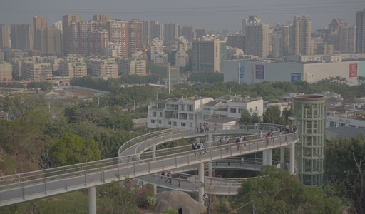 厦门-建筑-城市-健康步道-有趣的瞬间 图片素材