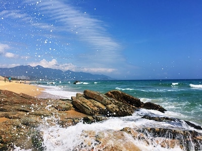 自然-风光-陵水-海岸-海洋 图片素材