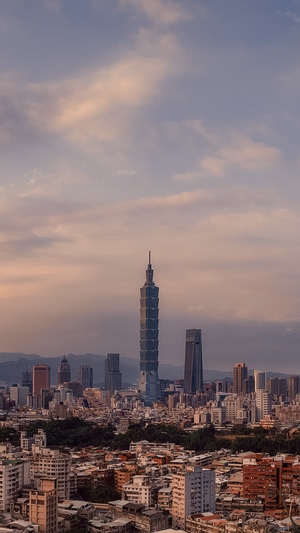 建筑-爬楼-城市-台湾-台北 图片素材