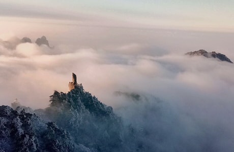 云海-旅游景点-山-阳光-自然 图片素材