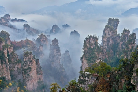 旅游景点-宅家-张家界-山峰-张家界 图片素材