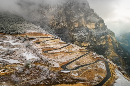 啱石-风景-村庄-旅游景点-山坡 图片素材