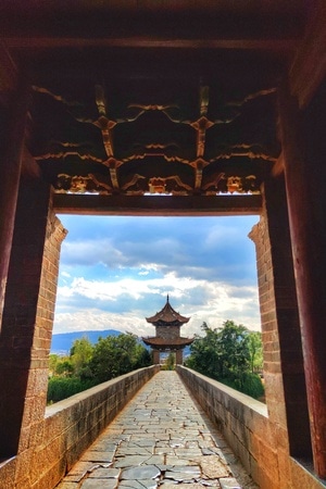 随拍-旅行-手机-双龙桥-桥 图片素材