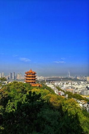 城市天际线-城市地标-旅拍-古建筑-楼阁 图片素材