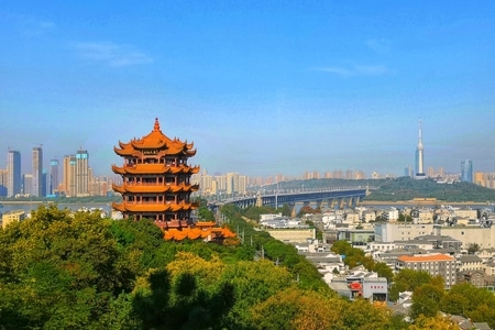城市天际线-城市地标-旅拍-古建筑-楼阁 图片素材