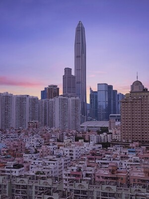 纹理-城市天际线-风光-手机摄影-我要上封面 图片素材