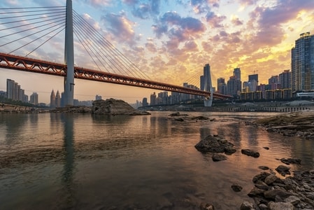 摄影景点-建筑摄影-码头-吊桥-斜拉桥 图片素材