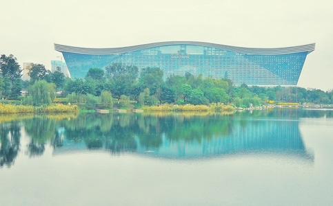风景-一镜知秋-环球中心-建筑-大楼 图片素材