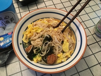原创-简单饭-面条-美食-食物 图片素材