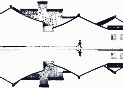 对称美-常州市-手机摄影-纹理-风景 图片素材
