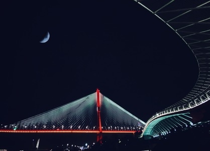 桥-上海市-手机摄影-光影-旅拍 图片素材