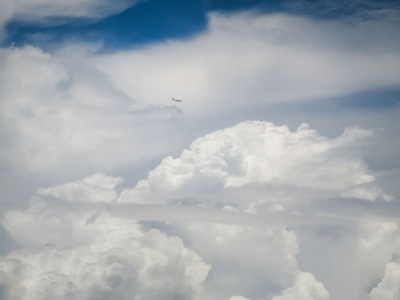 旅行-天空-手机-飞机上-天空 图片素材