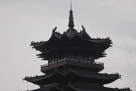 城市一隅-杭州-风光-望宸阁-风景 图片素材