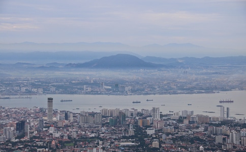 山-扫街-城市-自然-旅行 图片素材