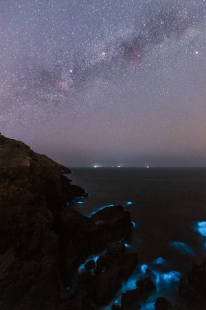 星空-蓝眼泪-平潭蓝眼泪-星空-银河 图片素材