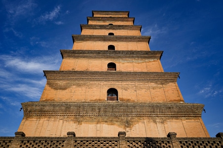 大雁塔-旅行-西安-街道-风光 图片素材