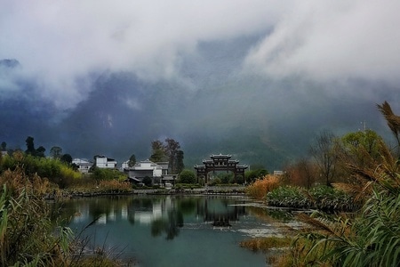 倒影-水域-大自然-旅行-纪实 图片素材
