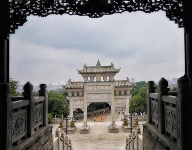 纪实-风景-古建筑-牌楼-古建筑 图片素材