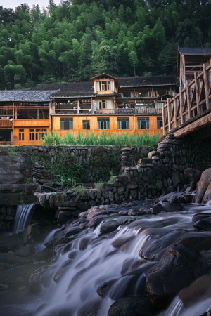 贵州-黔东南-从江-侗寨-小河 图片素材