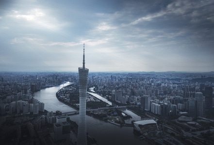 延伸-高楼-广州-广州塔-小蛮腰 图片素材