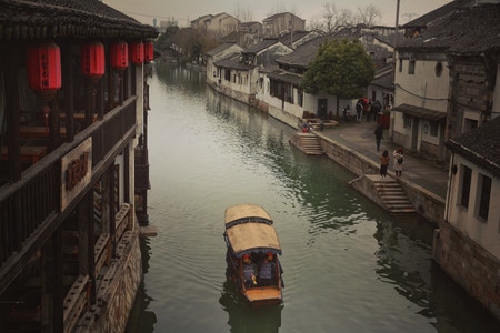 江南-水乡-建筑-古镇-房屋 图片素材