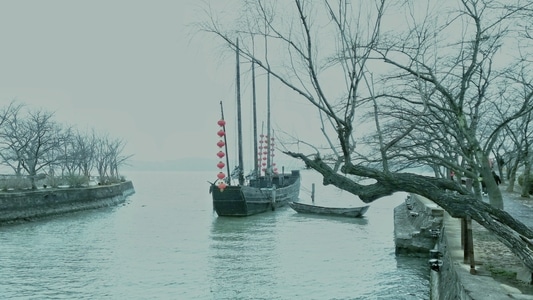 鼋头渚-冬季-湖-湖水-湖面 图片素材