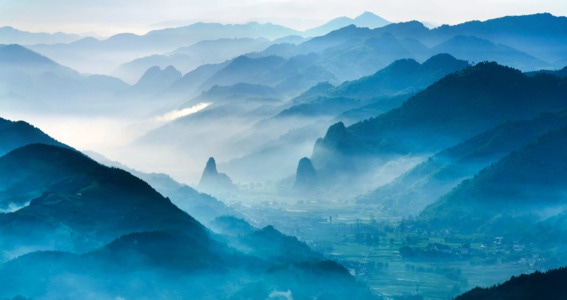 山峦-川南风光-山水-线条-风景 图片素材
