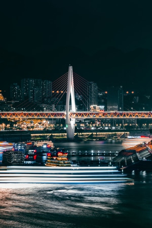 重庆-旅行-夜景-城市-建筑 图片素材