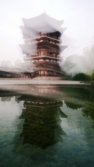 大唐芙蓉园-西安-塔-建筑-古建筑 图片素材