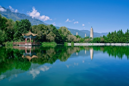 崇圣寺-大理-旅行-崇圣寺-湖 图片素材